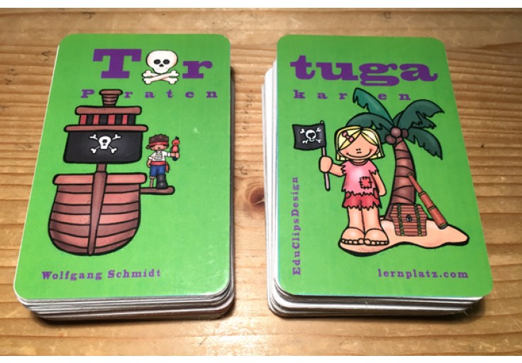 Tortuga Piratenkarten Fertiges Kartenspiel